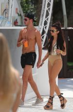 KADY MCDERMOTT in Swimsuit at Oceana Club in Ibiza 07/24/2016