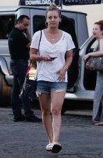 KALEY CUOCO Out for Dinner at Granville in Studio City 07/16/2016
