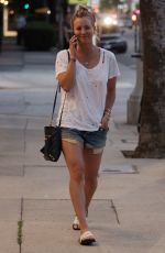 KALEY CUOCO Out for Dinner at Granville in Studio City 07/16/2016