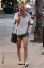 KALEY CUOCO Out for Dinner at Granville in Studio City 07/16/2016