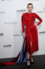 KAREN ELSON at Amfar Paris Dinner in Paris 07/03/2016