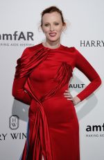 KAREN ELSON at Amfar Paris Dinner in Paris 07/03/2016