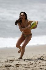 KARINA SMIRNOFF in Bikini at a Beach in Santa Monica 07/20/2016