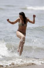 KARINA SMIRNOFF in Bikini at a Beach in Santa Monica 07/20/2016