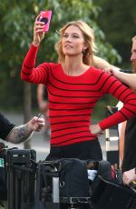 KARLIE KLOSS on the Set of Photoshoot in New York 07/06/2016