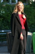 KARLIE KLOSS on the Set of Photoshoot in New York 07/06/2016