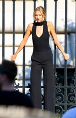 KARLIE KLOSS on the Set of Photoshoot in New York 07/06/2016