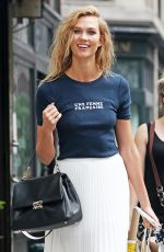 KARLIE KLOSS Out and About in New York 07/07/2016