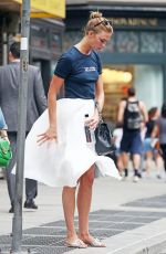 KARLIE KLOSS Out and About in New York 07/07/2016