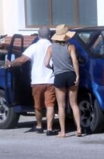 KATE HUDSON Arrives at Airport on Skiathos 07/24/2016