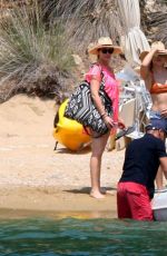 KATE HUDSON Go for a Sailing Trip on Skiathos Island 07/25/2016