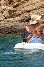 KATE HUDSON Go for a Sailing Trip on Skiathos Island 07/25/2016