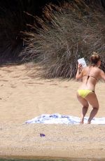 KATE HUDSON in Bikini at a Beach in Skiathos 07/24/2016