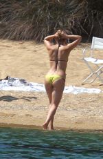 KATE HUDSON in Bikini at a Beach in Skiathos 07/24/2016