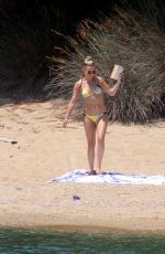 KATE HUDSON in Bikini at a Beach in Skiathos 07/24/2016