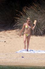 KATE HUDSON in Bikini at a Beach in Skiathos 07/24/2016