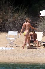 KATE HUDSON in Bikini at a Beach in Skiathos 07/24/2016