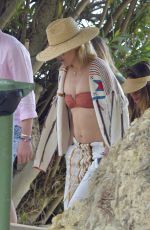 KATE HUDSON in Bikini Top Out in Formentera 07/14/2016