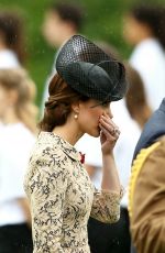 KATE MIDDLETON at Somme Centenary Commemorations in Thiepval, France 07/01/2016