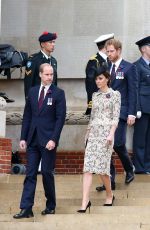 KATE MIDDLETON at Somme Centenary Commemorations in Thiepval, France 07/01/2016