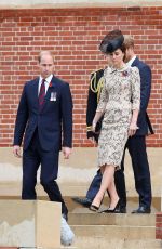 KATE MIDDLETON at Somme Centenary Commemorations in Thiepval, France 07/01/2016