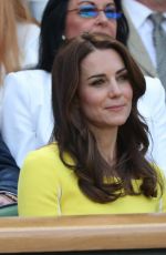 KATE MIDDLETON at Wimbledon Tennis Championships in London 07/07/2016