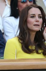 KATE MIDDLETON at Wimbledon Tennis Championships in London 07/07/2016
