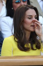 KATE MIDDLETON at Wimbledon Tennis Championships in London 07/07/2016