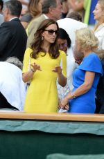 KATE MIDDLETON at Wimbledon Tennis Championships in London 07/07/2016