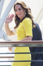 KATE MIDDLETON at Wimbledon Tennis Championships in London 07/07/2016