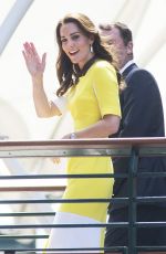 KATE MIDDLETON at Wimbledon Tennis Championships in London 07/07/2016