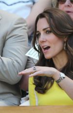 KATE MIDDLETON at Wimbledon Tennis Championships in London 07/07/2016