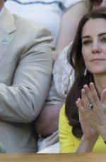 KATE MIDDLETON at Wimbledon Tennis Championships in London 07/07/2016