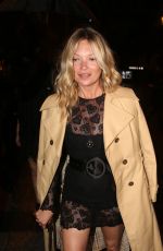 KATE MOSS at Miu Miu Party in Paris 07/03/2016