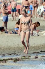 KATE MOSS in Bikini at a Beach in Venice 06/25/2016