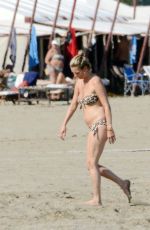 KATE MOSS in Bikini at a Beach in Venice 06/25/2016