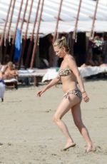 KATE MOSS in Bikini at a Beach in Venice 06/25/2016