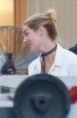 KATE UPTON at LAX Airport in Los Angeles 07/19/2016