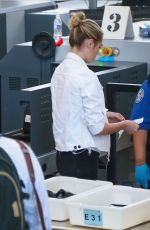 KATE UPTON at LAX Airport in Los Angeles 07/19/2016