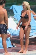 KATE WRIGHT in Bikini at a Pool in Magaluf 05/07/2016