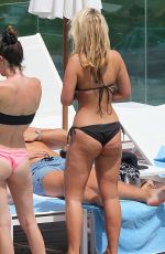 KATE WRIGHT in Bikini at a Pool in Magaluf 05/07/2016