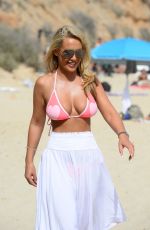 KATE WRIGHT in Bikini Top on the Set of The Only Way is Essex