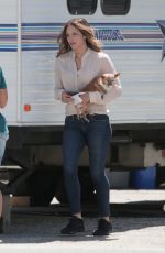 KATHARINE MCPHEE on the Set of Scorpion in Los Angeles 07/21/2016