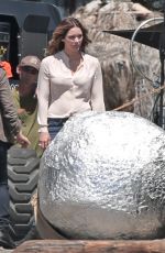 KATHARINE MCPHEE on the Set of Scorpion in Los Angeles 07/21/2016