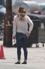 KATHARINE MCPHEE on the Set of Scorpion in Los Angeles 07/21/2016