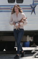 KATHARINE MCPHEE on the Set of Scorpion in Los Angeles 07/21/2016