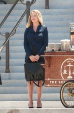 KATHERINE HEIGL on the Set of 