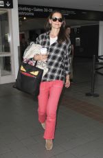 KATIE HOLMES at Los Angeles International Airport 06/30/2016