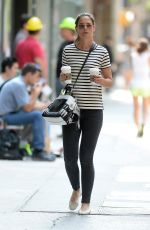KATIE HOLMES Out in Manhattan 07/13/2016