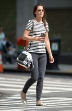 KATIE HOLMES Out in Manhattan 07/13/2016